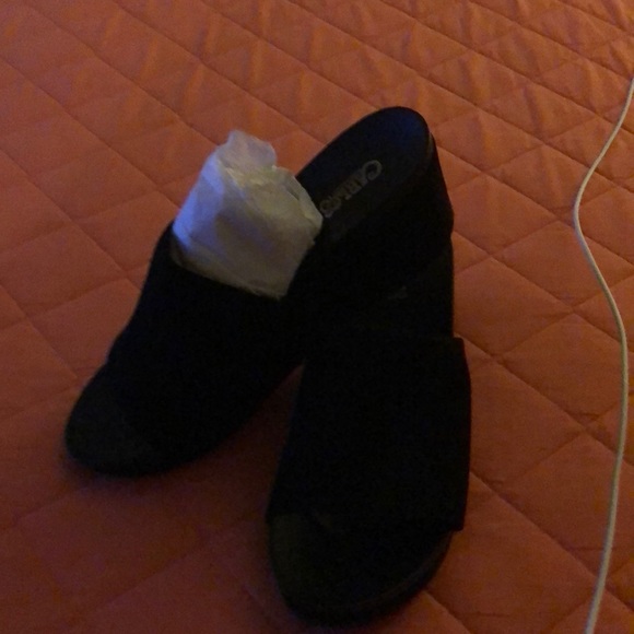 Black Carlos Santana sandals - Picture 1 of 1